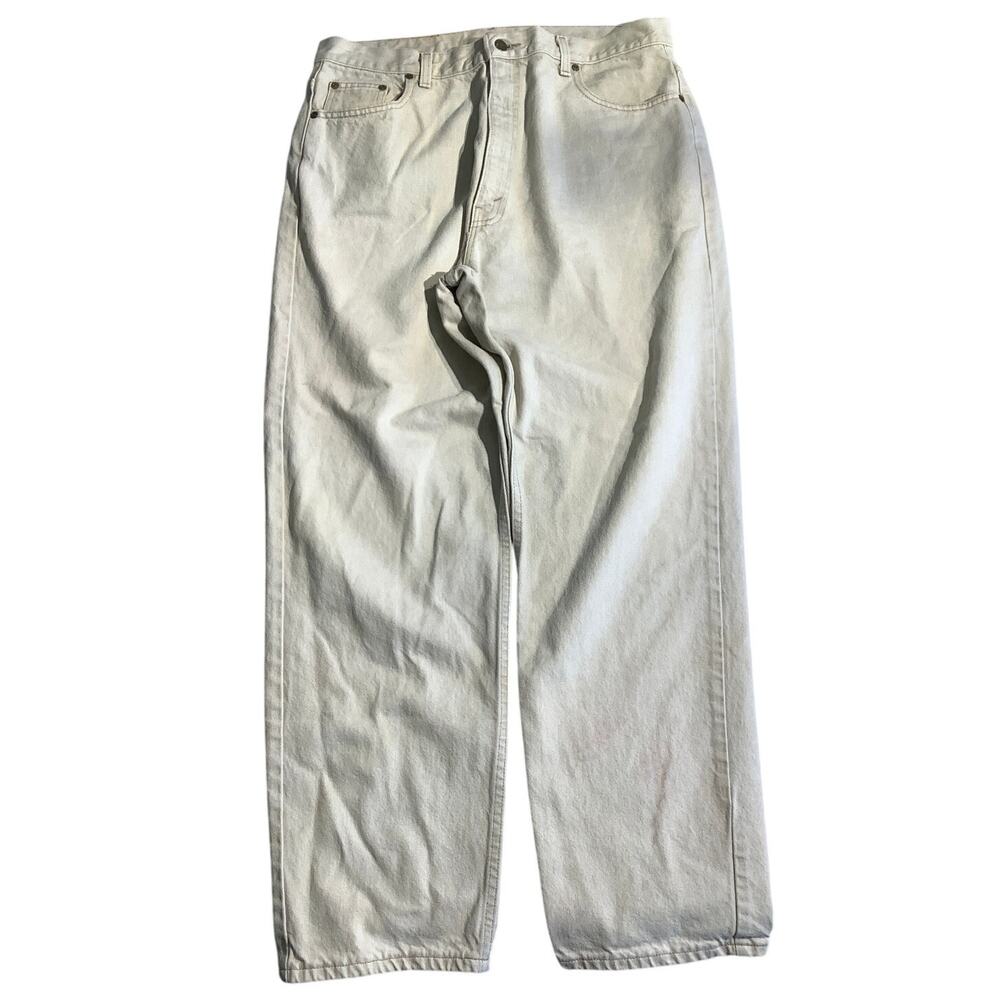 Hunt Club Light Beige Jeans Men’s 38W 32L - Wide Leg, Casual, Vintage-Inspired